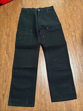 Fuct Black Double-Knee Workwear Pants